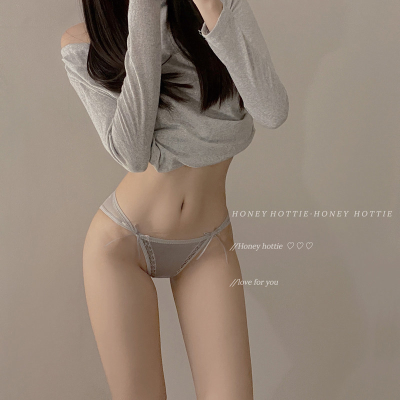 French-style lace panties for women, pure and alluring, sexy low-rise, all-cotton crotch, thin and breathable, new style girls' briefs French-style lace panties for women, pure and alluring, sexy low-rise, all-cotton crotch, thin and breathable, new style girls' briefs