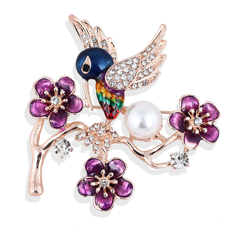 Original Design Animal Alloy Gold Plated Silver Plated Rhinestones Kid's Brooches display picture 3