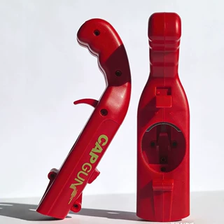 弹射开瓶器手枪弹射创意开瓶器多功能啤酒发射瓶盖ABS