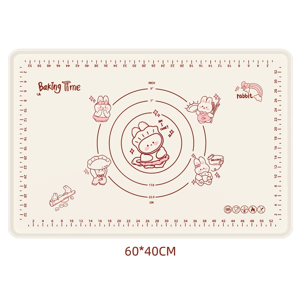 6040 380g two -color anti -spy adorable rabbit kneading pad
