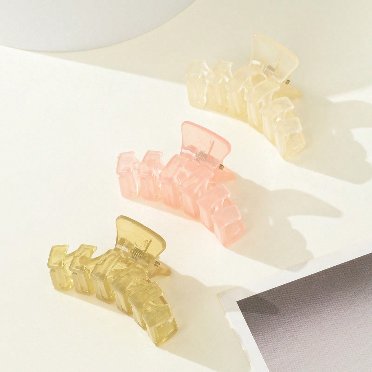 3-piezas pequeño tamaño clip helado mate niña niños mini lindo color horquilla roto pelo tiburón clip transfronterizo