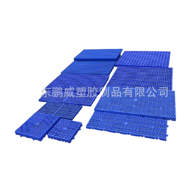 厂家现货湖南长沙仓库防潮垫板 塑料脚踏板 网格地台板 多尺寸选