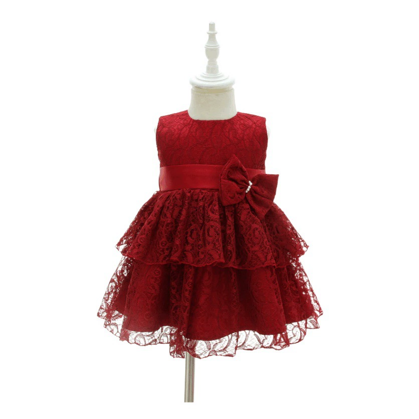 Европейских и американских детей платье девушки цветка милые дети девочка платье принцессы платье