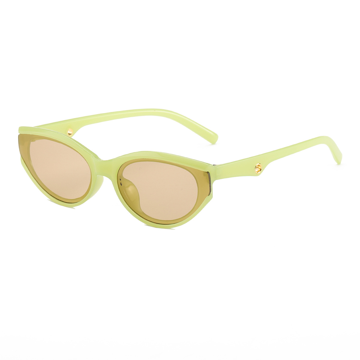 2021 nueva moda europea y americana Oval gafas de sol de marco pequeño gafas de sol de jalea personalizadas gafas de sol de moda transfronterizas