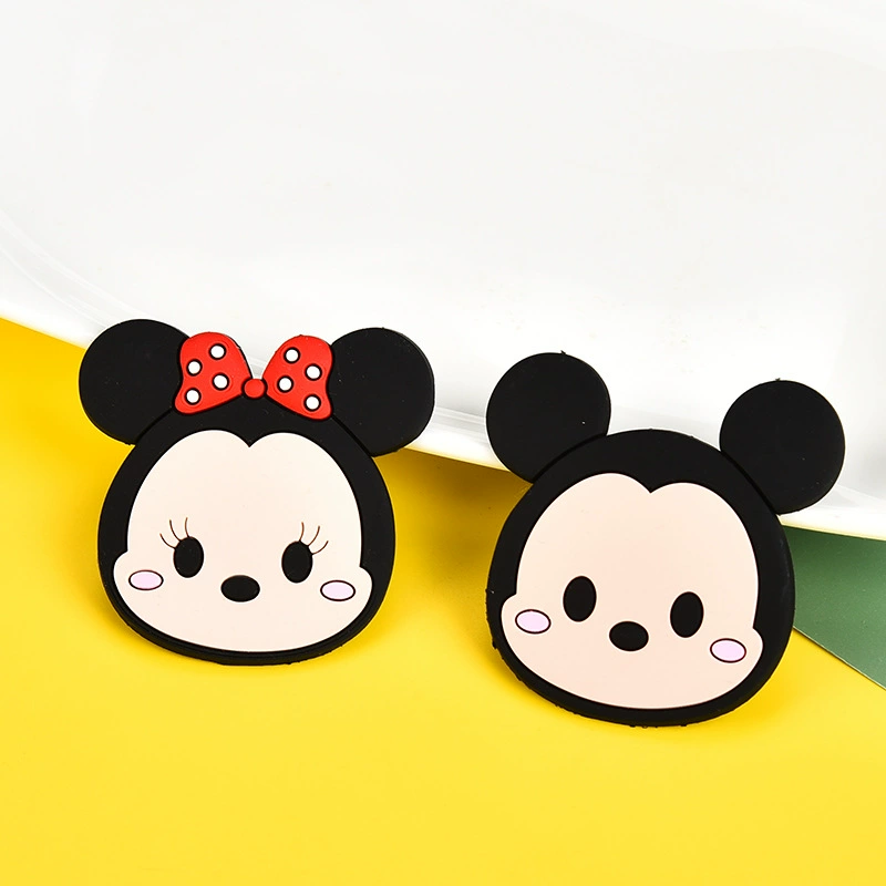 B.Duck, apple, cute cartoon silicone phone case from soft rubber PVC, duck