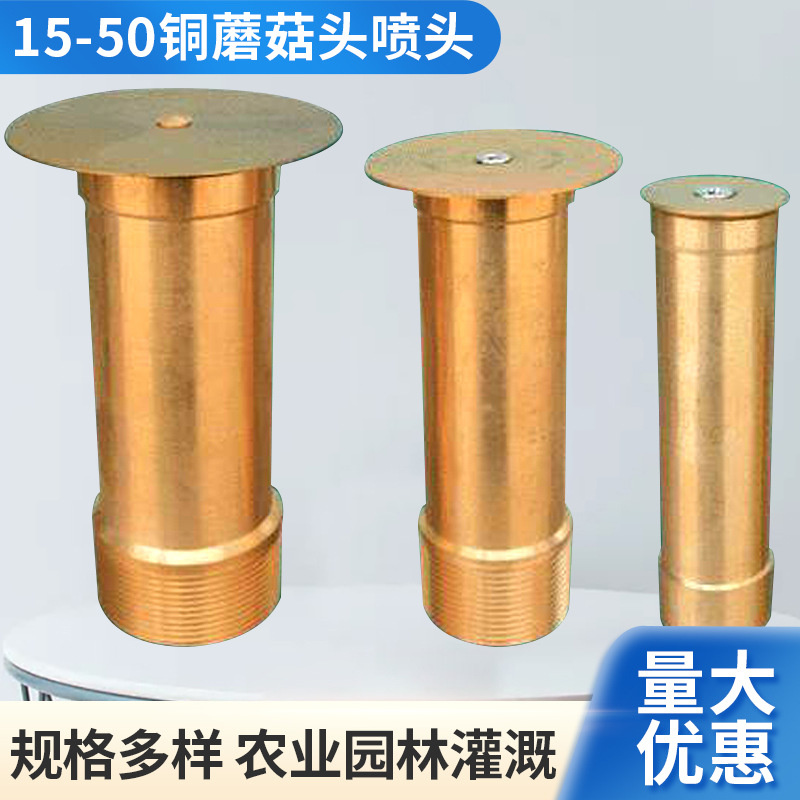 室内喷泉池专用15-50铜蘑菇喷头喇叭花喷头规格齐声音小量大优惠