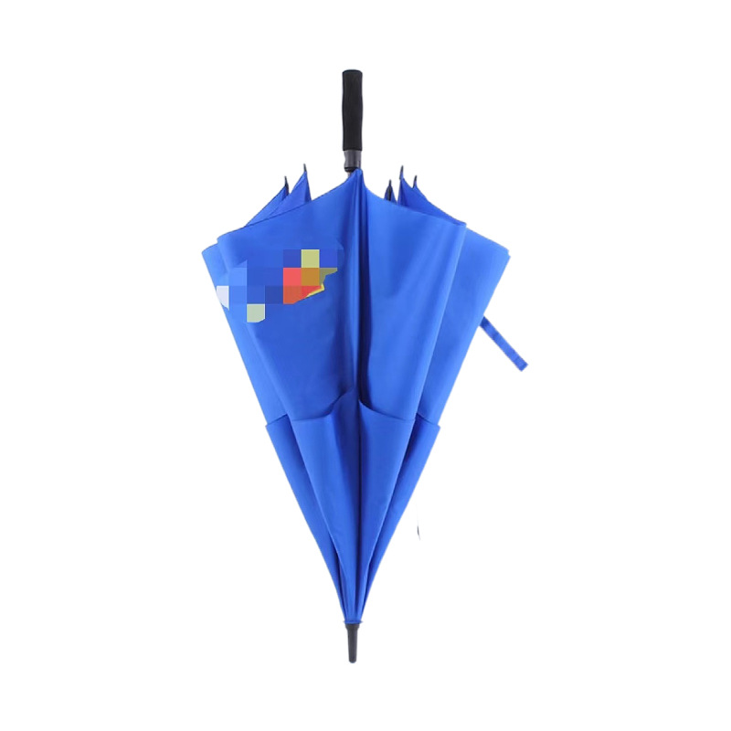 Llama azul paraguas plegable para hombres y mujeres pegamento negro protección solar lluvia de doble capa Actualización de segunda generación bandera XF paraguas grande de doble capa