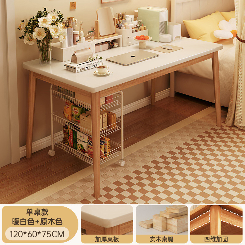 Mesa de computadora mesa de alquiler de casa escritorio simple escritorio de oficina silla pequeña escritorio de escritorio de dormitorio de estudiantes
