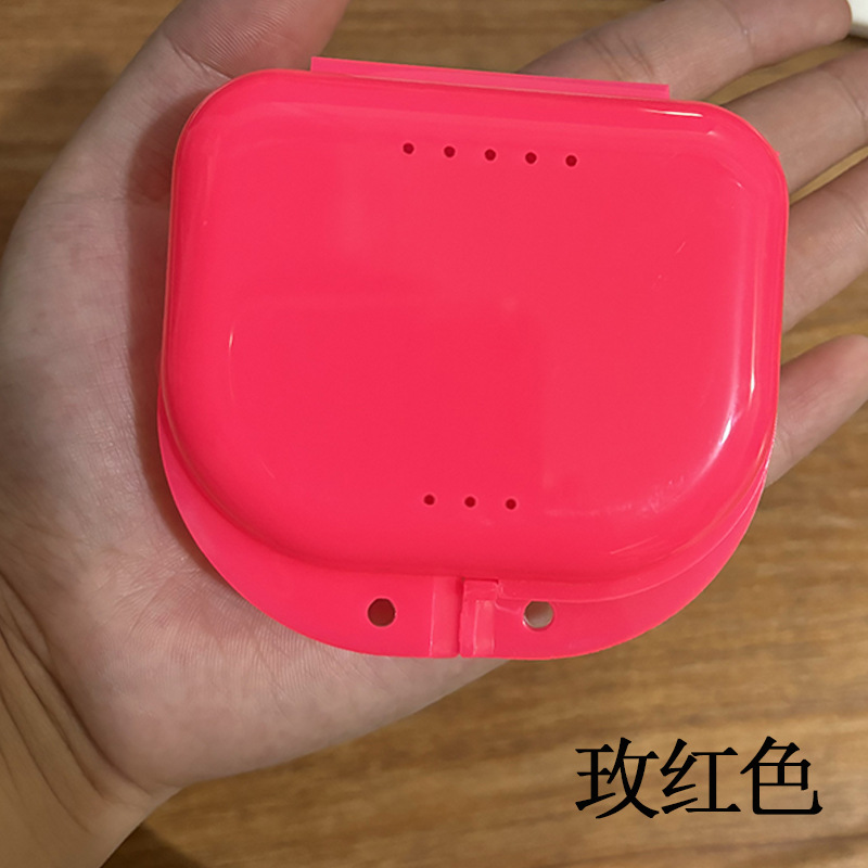 Extra small hole rose red + opp bag