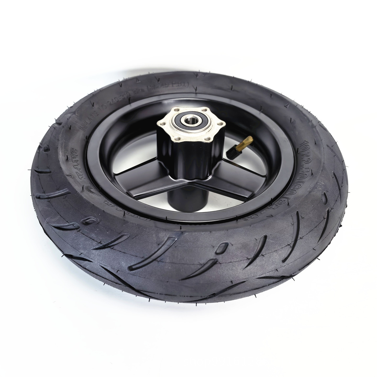 Chaoyang Tires 10inch Electric Scooter Replacement Inflatable Tire Wheel Assembly 10x2.50 Inner and Outer Tire Complete Wheel