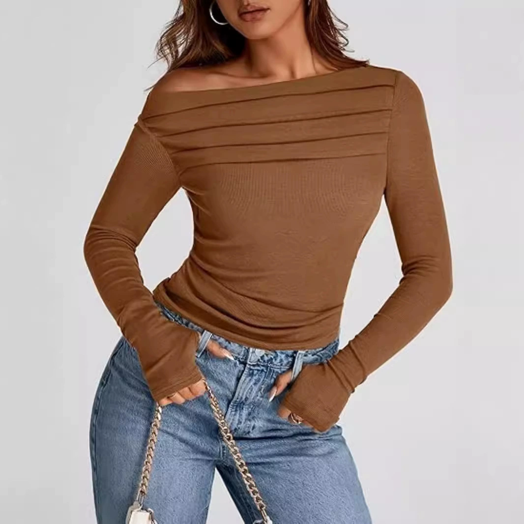Long-sleeve, cotton cloth, Amazon, style, slim fit