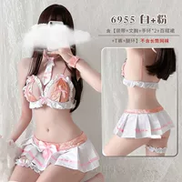 Сексуальное нижнее белье Sexy полая трёхточечная складка кружевное белье вынос платиха гарнитура RA6955