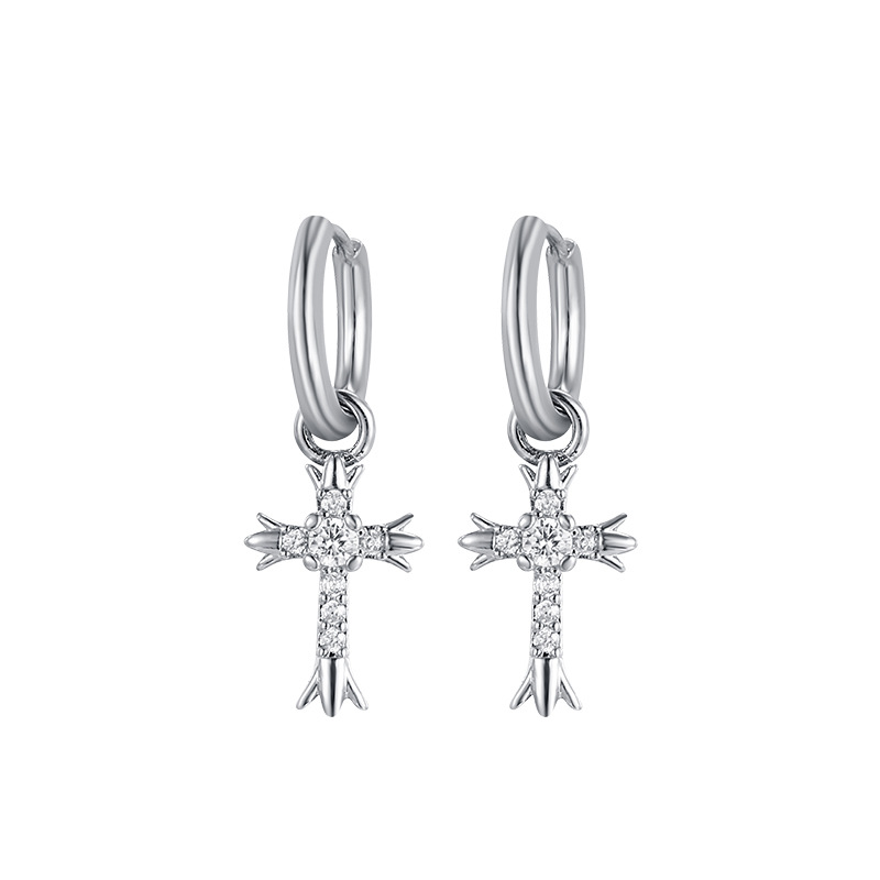 Nicho sentido de diseño de plata esterlina actividad cool guapo aretes de aretes variados para mujeres lujo ligero de alto nivel sensación de cara cuadrada pernos de aretes