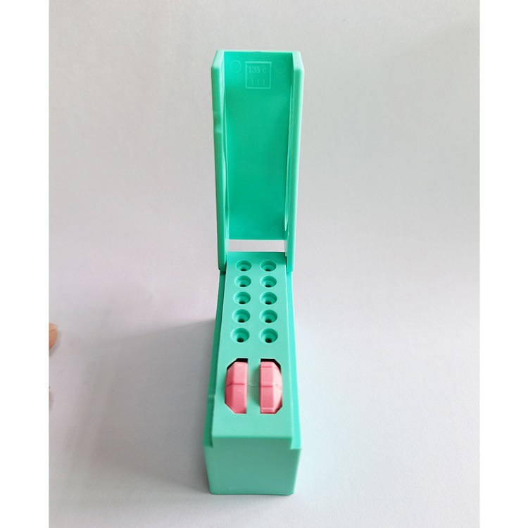 根管銼帶記數測量座S030A塑料根管銼架旋轉計數機擴針架10孔針台