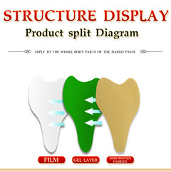 Cross-border bulk mugwort patches for knee heat application, plaster patches, cervical spine patches, lumbar spine bare patches, non-woven fabric patches