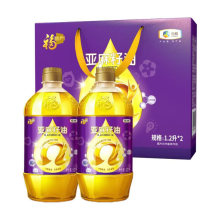中粮福临门亚麻籽油礼盒1.2L*2桶烹饪凉拌热炒煲汤烘焙食用油礼盒