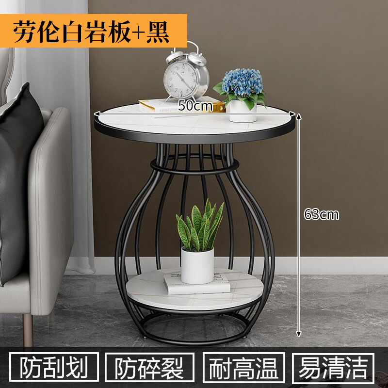 로렌 화이트 더블 레이어 블랙 프레임