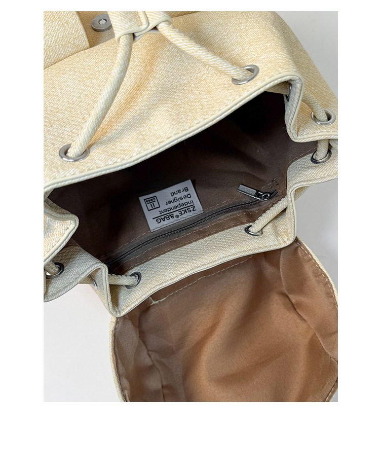"College Style 2025 New Korean-style stylish mini Backpack, double pockets, lid style backpack, casual travel bag. undefined