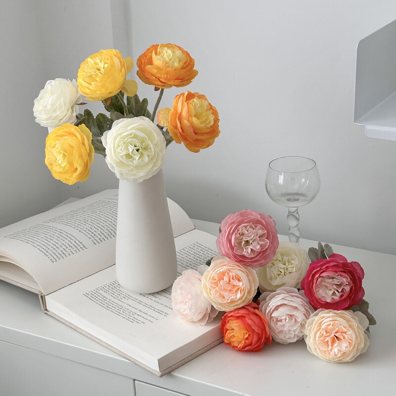 Short branch Loulian artificial flower fake flower decoration living room table decoration decoration foreign peony diy flower flower arrangement decoration Short branch Loulian artificial flower fake flower decoration living room table decoration decoration foreign peony diy flower flower arrangement decoration