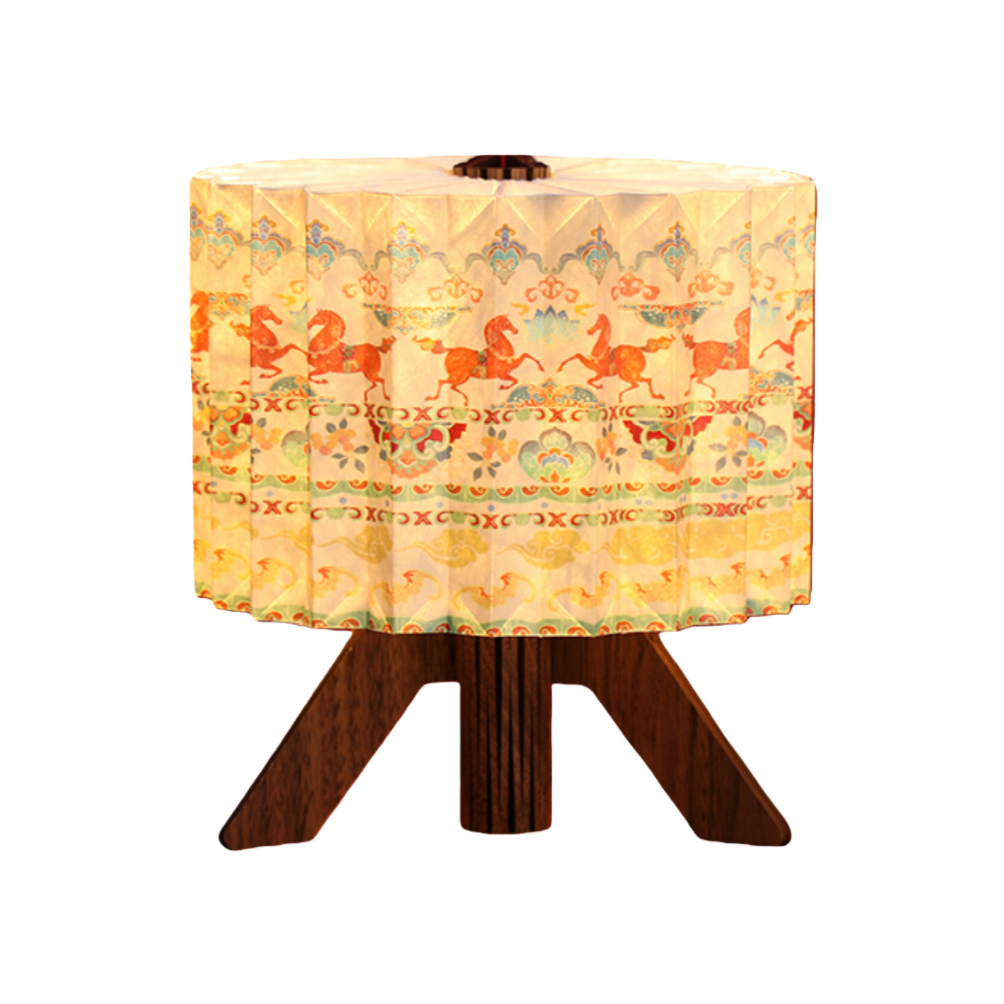 2026 Year Of The Horse Gift Book Lamp Creative Gift British Museum Paper Lamp Folding Decorative R-Shaped Lamp Led Atmosphere