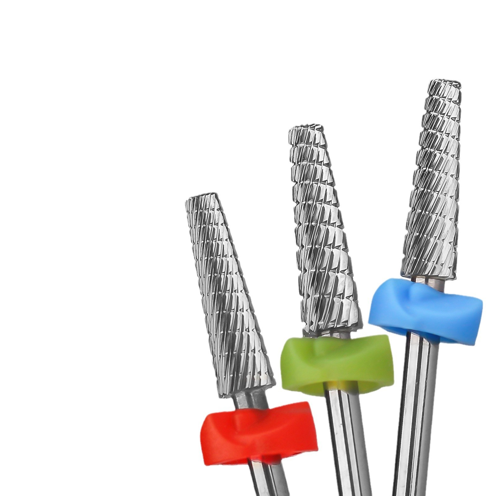 punta de molienda de tungsteno de alta gama punta de perforación de carburo cementado cinco en uno dientes cruzados rápidos de descarga de uñas de molienda de uñas pasos sin temblor