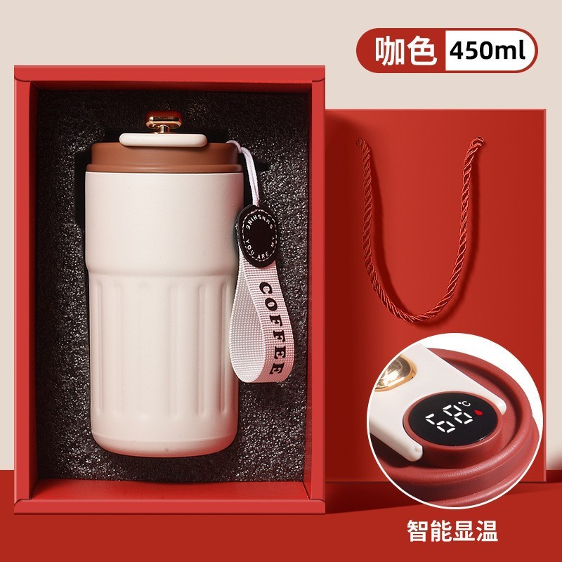 新品316ステンレスコーヒーカップ高颜値二重真空保温カップ携帯車載随行カッププレゼント|undefined