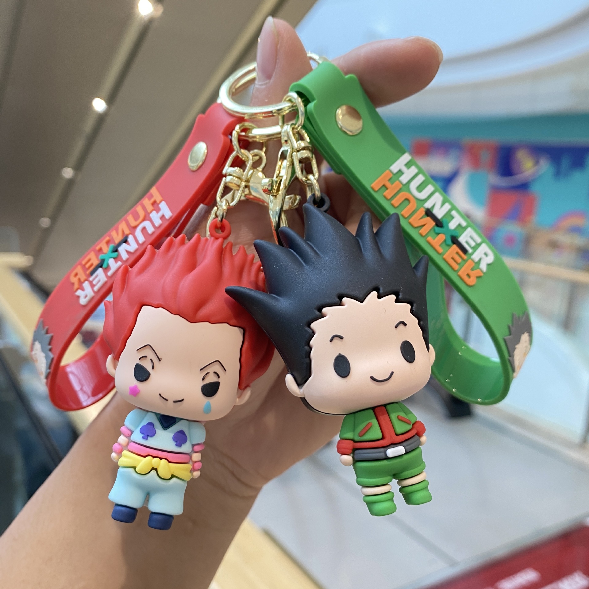 Transfronterizo a tiempo completo cazador llavero xiaojieqi colgante de dibujos animados muñeca bolsa adornos coche llavero al por mayor