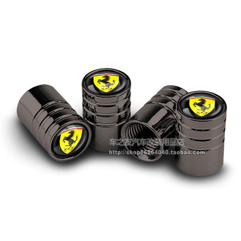 Suitable for Ferrari F430F12 F458 488 812 Car Tire Valve Cap Valve Core Dust Cover