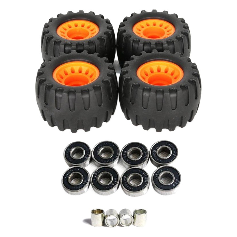 76x45mm monopatín todoterreno rueda de carretera rueda de amortiguación