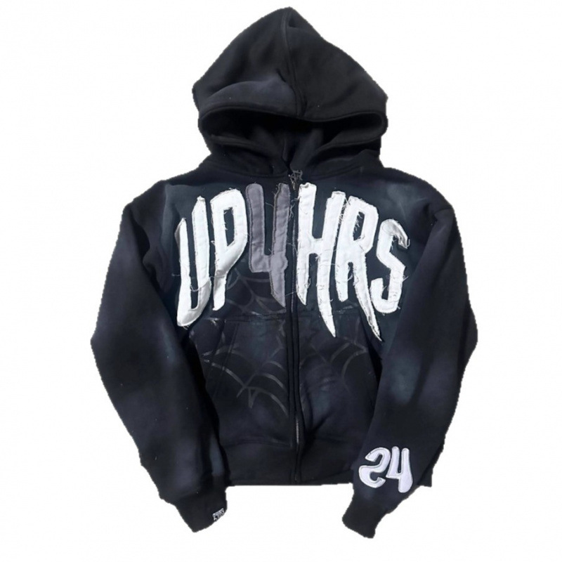 Unisex-Sweatshirt mit Kapuze und Reißverschluss, bedruckt mit 3D-Druck und auffälligem Grafikdesign – Schwarz, Dunkelbraun, Blau, Rosa_voghion.com