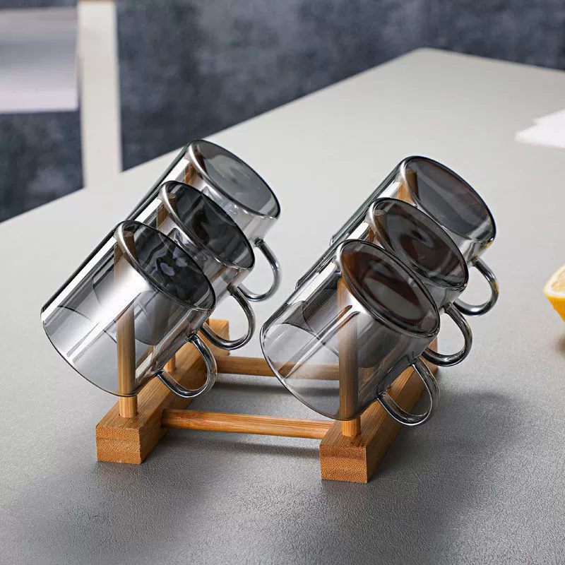 Glass teapot, explosion-proof capacious transparent set, increased thickness