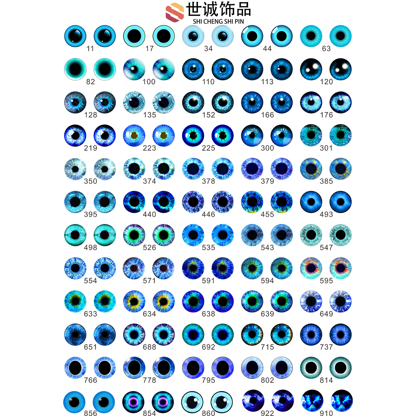 DIY Jewelry Accessories Manufacturer Wholesale Doll Eyes Artificial Eyeball Time Gem Glass Patch Animal Eyes