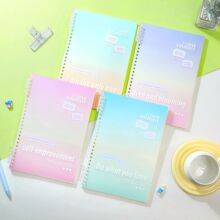 德派新品B5渐变风可替换横线内芯笔记本记事账记录本笔记本子批发
