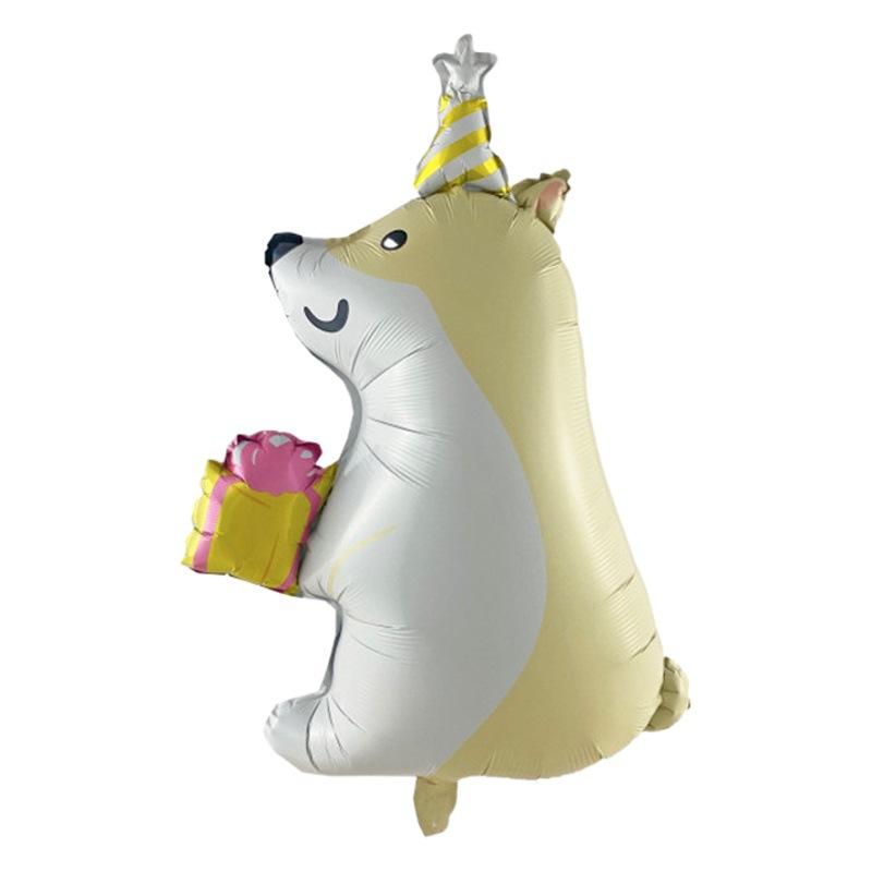 Nuevo globo animal de dibujos animados globo de modelado decoración de fiesta de cumpleaños para niños globo de aluminio de forma especial Amazon