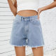 European and American Cross-border Foreign Trade 2025 Summer New Amazon Independent Station Washed All-match Denim Shorts Slimming Hot Pants
