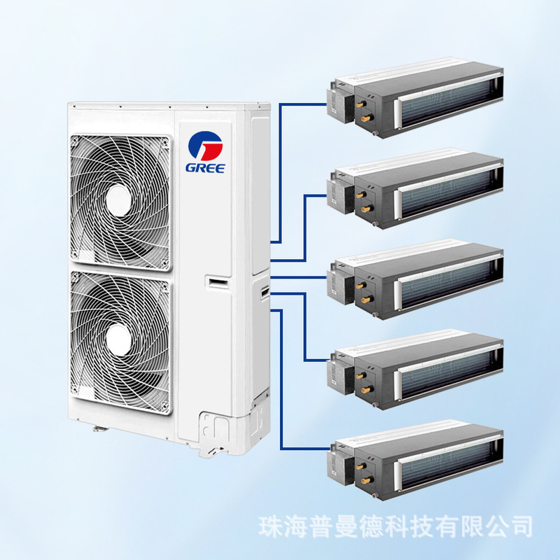 Gree Duct Machine 3 Hp Embedded Single Outlet Industrial Air Conditioner Commercial One to Five Air Conditioner