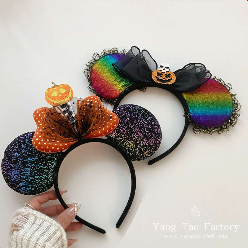 encantador fantasma infestación Halloween toques extraños accesorios de fotos cos cos accesorios de vestir bandas de cabello pinzas de cabello toques de cabello