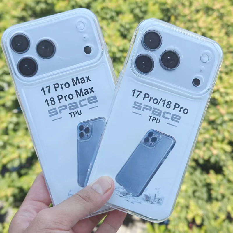 Space-themed phone case for iPhone 18 Pro, 1.5 transparent phone case, Apple 18 with reinforced corners for added protection