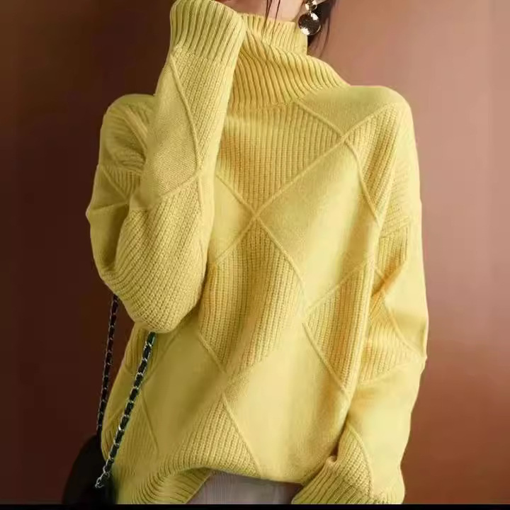 SY612 # 国境を越えた対外貿易の潮流ファッション高l菱形の質感が滑らかな純色の頭毛|undefined