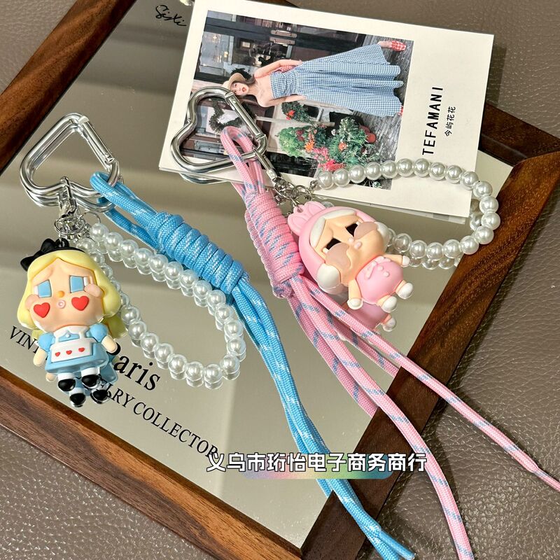 国潮盲盒哭娃公仔萌粒软公仔纯手工制作可爱礼物潮玩包包手机挂件|undefined