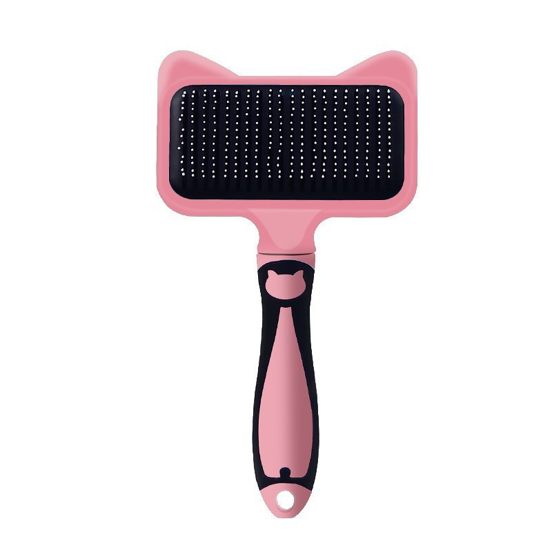 고양이 꼬리 핑크색 종이 카드