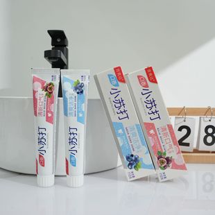 Large Quantity and Excellent Price Wholesale Xiangzhen Runjianghu New Store Opening Promotion Gift Fruit Baking Soda Toothpaste 180G110G