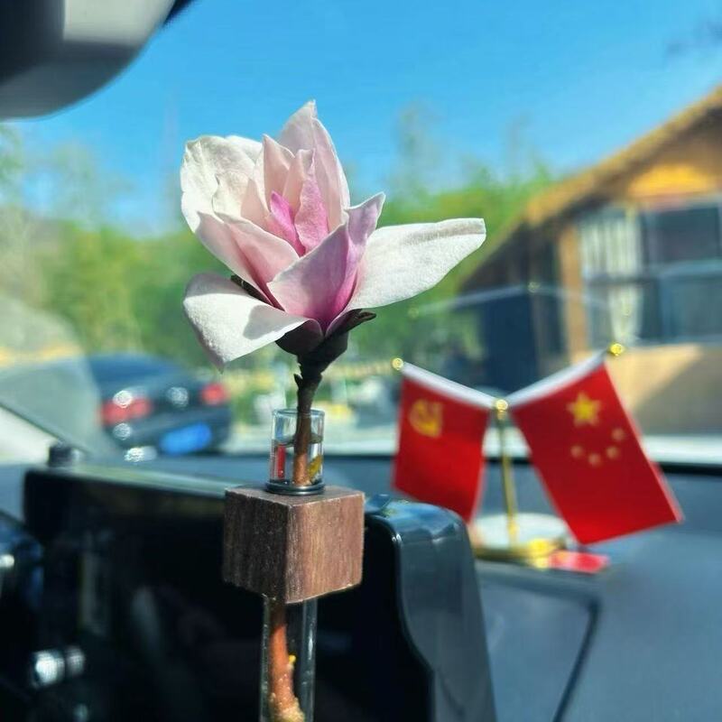 車の中の香薫の風口のアクセサリの高級感の牡丹の花の拡香石のエアコンの風口の装飾の置物はクリップを持ちます。|undefined