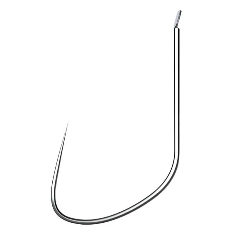Huansheng Titanium Alloy Competitive Wolf Tooth Japanese Fish Hook Bulk Carp Special Hook Without Barbs Improved Carp Horn Hook Wholesale