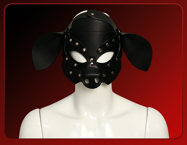 SM-诫犬 Couple’s Interactive Bedroom Device in Black PU Leather and Metal — detail image 24