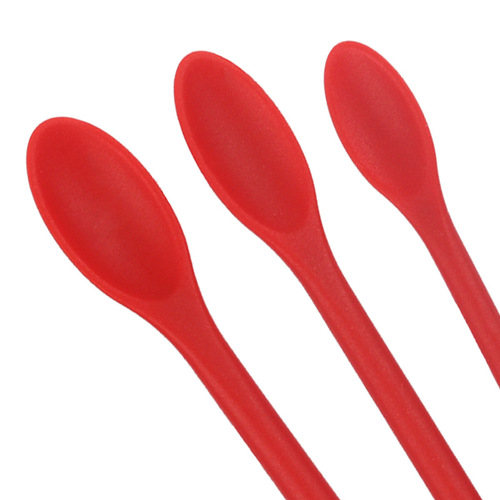 Creative Mini Silicone Double-Ended Small Point Scraper Set for New Cosmetic Products, Jam Scraper Spatula 3-Piece Cooking Knife Set