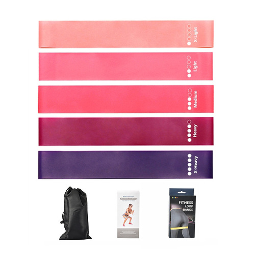 Elastic band fitness resistance band yoga tension band beautiful buttocks circle buttocks tpe rubber sports strength elastic band