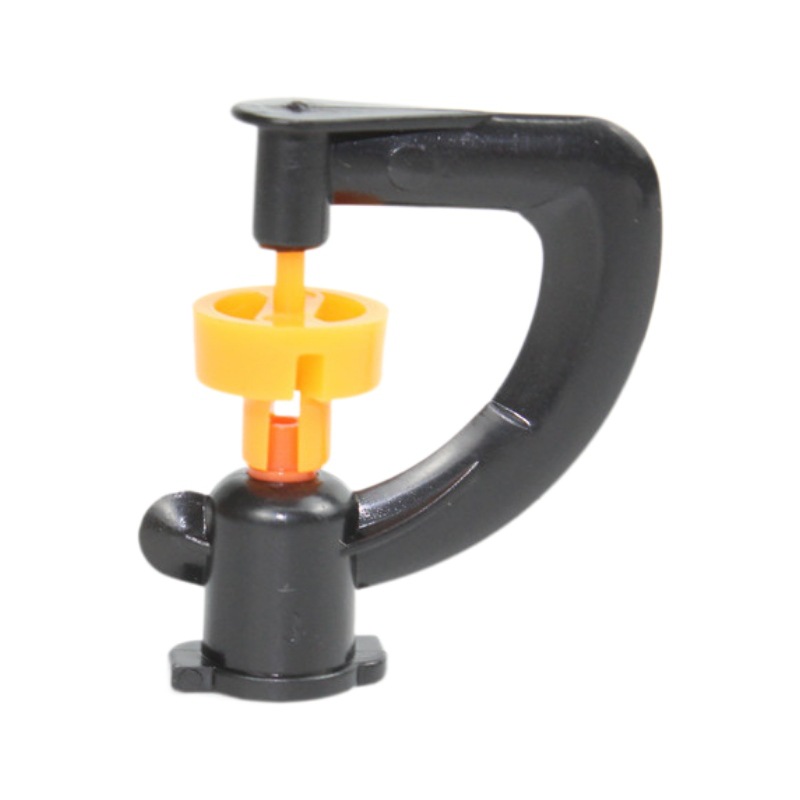7.5mm de fichaje tipo G rueda giratoria micro boquilla de rotación 360 grados rotación automática invernadero lluvia fina