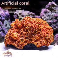 Simulated artificial coral reef landscape resin shell aquarium decoration fish tank ornament saltwater tank scenery Mediterranean