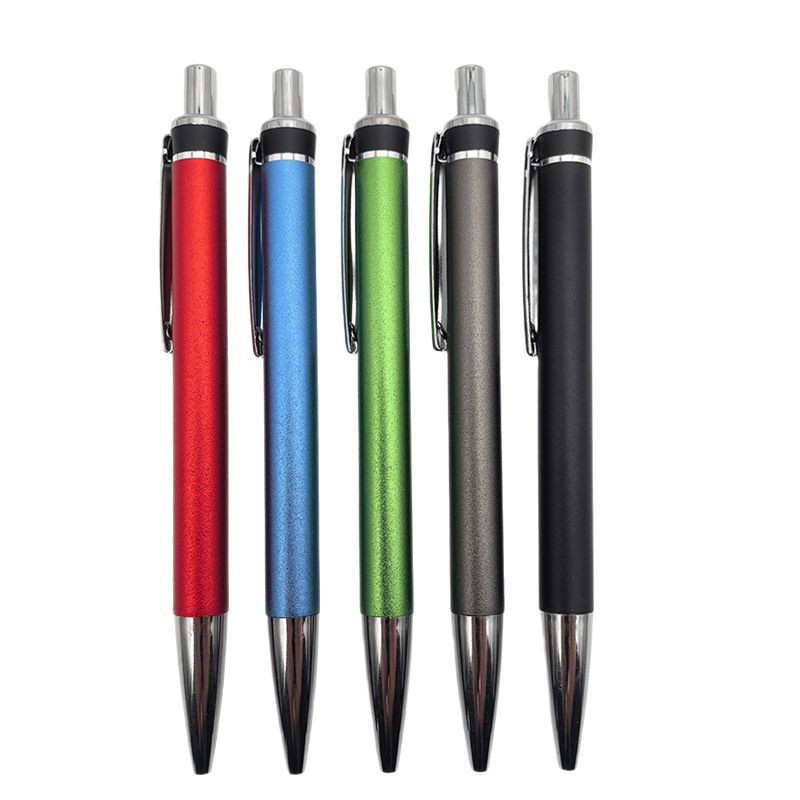 Bolígrafo de metal al por mayor aluminio esmerilado bolígrafo de regalo creativo bolígrafo personalizado logotipo de color láser